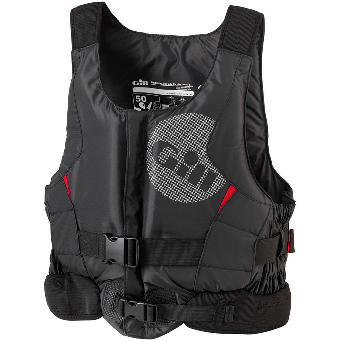 2021 Gill Pro Racer Front Zip Buoyancy Aid Black - 4917