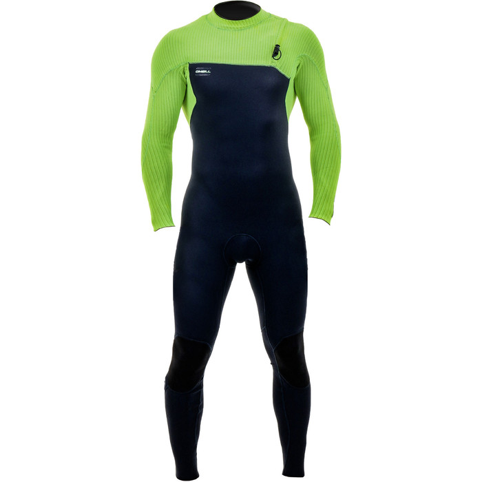 2019 O'Nill Youth Hyperfreak 4/3mm Zip Free Wetsuit Abyss / Day Glo 5007