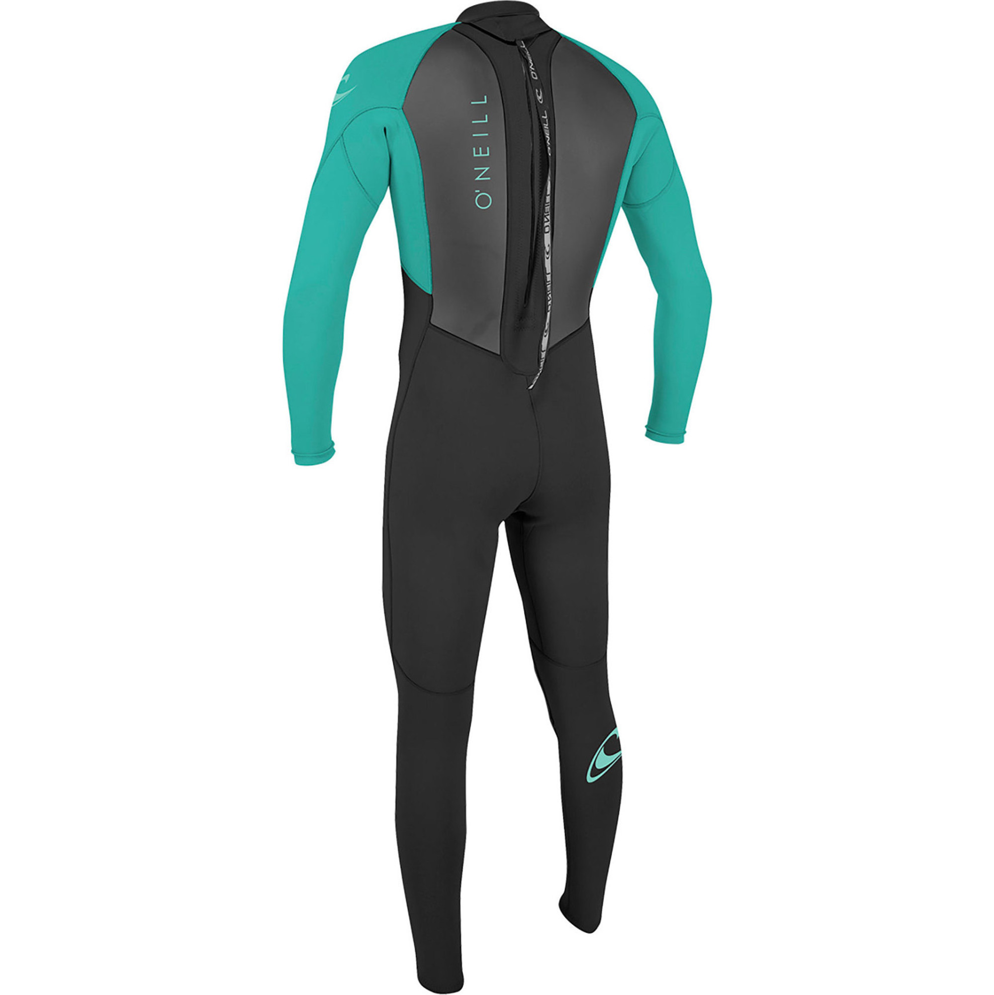 2023 O'Neill Youth Reactor II 3/2mm Back Zip Wetsuit 5044 Black