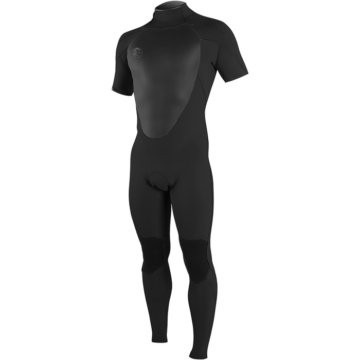 2022 O'Neill Mens O'riginal 2mm Back Zip Short Sleeve Wetsuit 5296 - Black