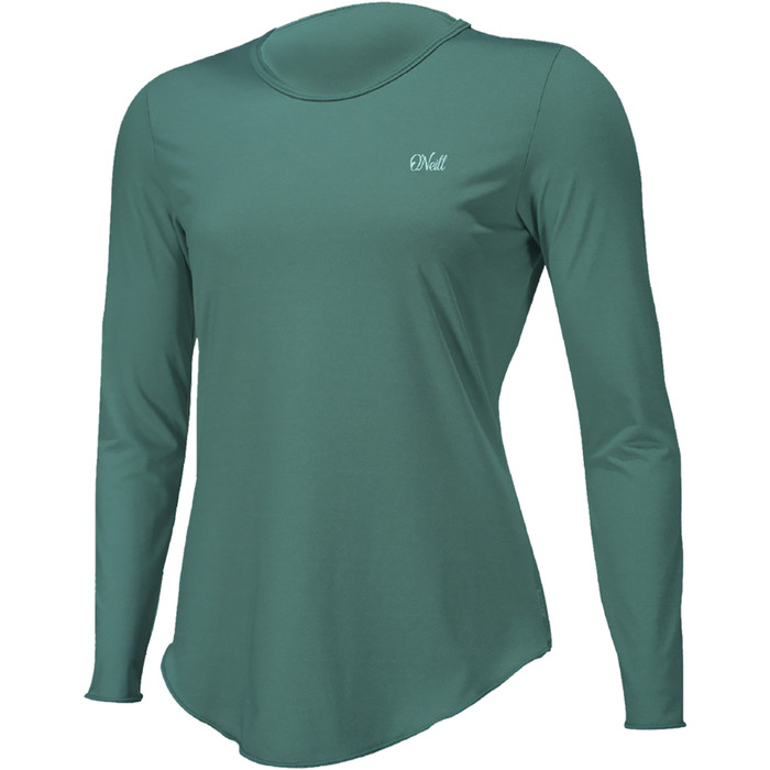 2024 O\'Neill Womens Ivy Sleeve Rash - Blueprint - Shirt - Sun Outlet 5460 Wetsuits Long | Watersports