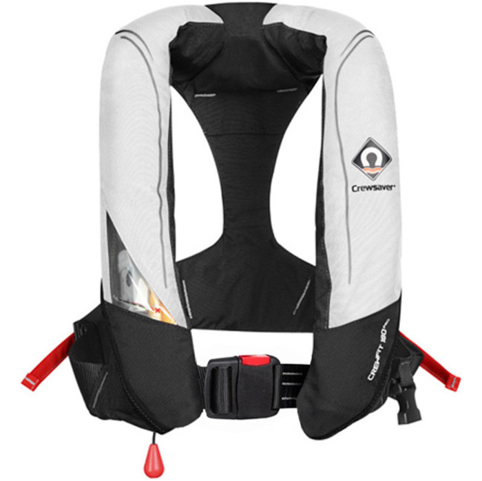 2020 Crewsaver Crewfit 180N Pro Automatic Lifejacket White / Red 9020WRA