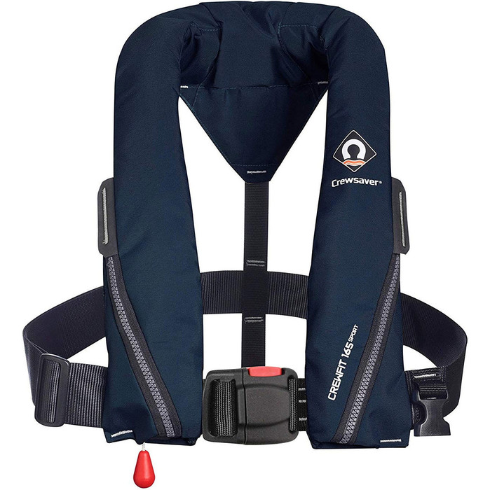 2021 Crewsaver Crewfit 165N Sport Manual Lifejacket 9710NBM - Navy