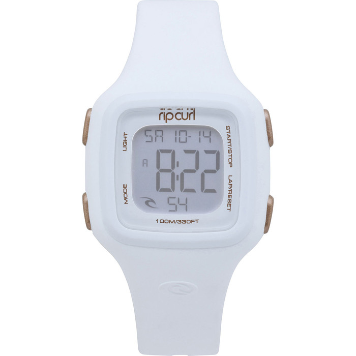 2019 Rip Curl Mulheres Candy2 Digital Silicone Relgio Branco A3126g