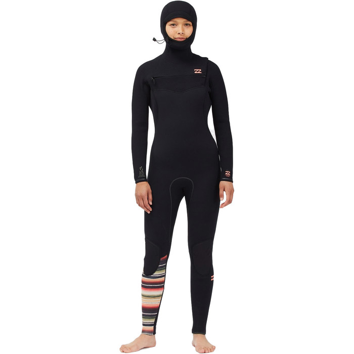 Billabong Mens Furnace Carbon Comp 5/4mm Chest Zip Wetsuit Slate 
