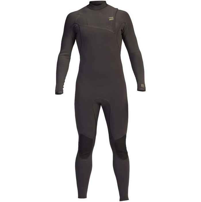 2022 Billabong Mens Furnace Natural 4/3mm Zipperless Wetsuit ABYW100119 - Antique Black