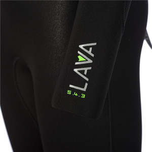 2019 Animal Junior Boy's Lava Gbs 5/4/3mm Gbs Back Zip Wetsuit Black Aw9wq601