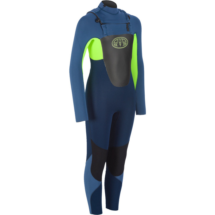 2019 Animal Junior Boys Lava 5/4/3mm GBS Chest Zip Wetsuit Navy AW9WQ600