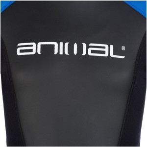2020 Animal Junior Boy's Nova 3/2mm Back Zip Vtdrakt Aw0ss602 - Svart