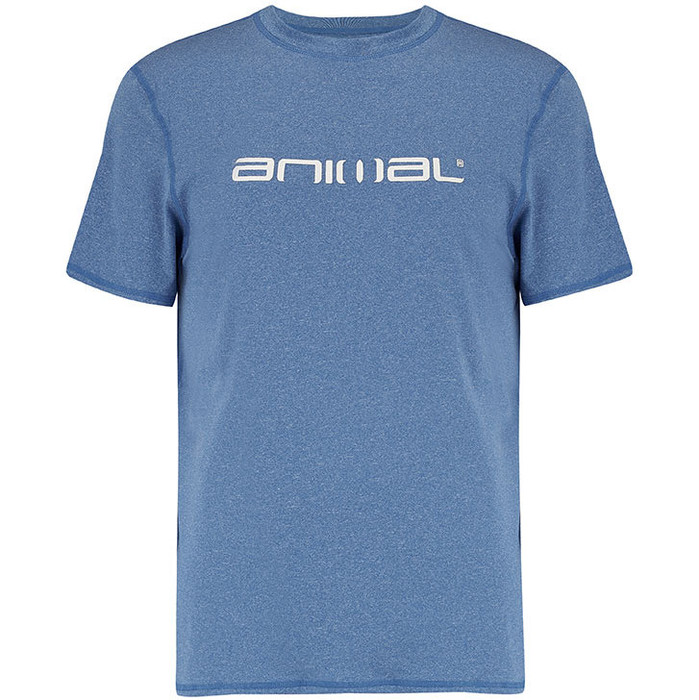 2018 Animal Latero Kurzarm UV Schutz T-Shirt Schnorchel Blau CL8SN022