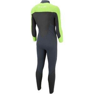 Lava Animal 3/2mm Gbs Chest Zip Wetsuit Graphite Cinza Aw8sn100