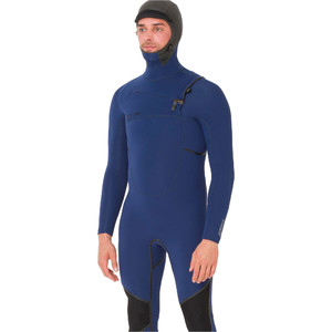 2019 Assassins V2 Animal Hommes D' Animal 6 / 4mm Capuchon Gbs Chest Zip Zips Wetsuit Navy Aw9wq002