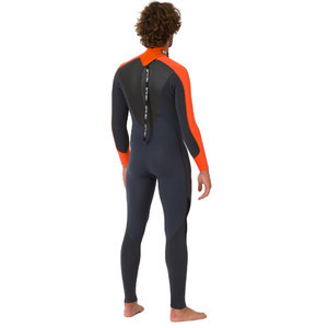 2019 Animal Mens Lava 5/4/3mm Back Zip GBS Wetsuit Graphite AW9SQ003