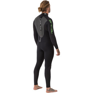 Animal Mens Lava 5/4/3mm Back Zip GBS Wetsuit Black AW8WN105