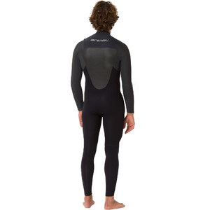 2019 Animal Dos Homens Lava 5/4/3mm Gbs Chest Zip Wetsuit Aw9sq002 Preto