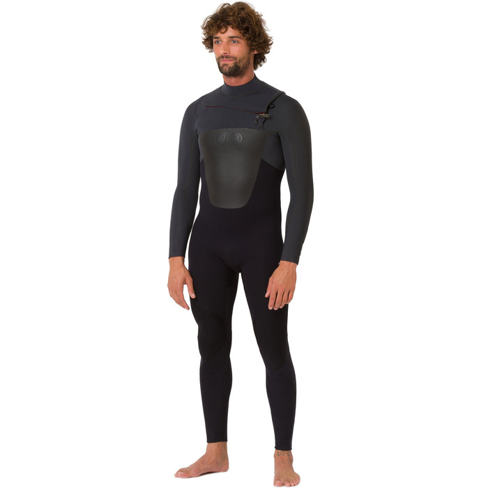 2019 Animal Mens Lava 5/4/3mm GBS Chest Zip Wetsuit Black AW9SQ002