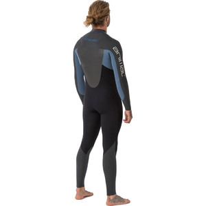 Lava Animal Homens Animal 5/4 5/4/3mm Chest Zip Gbs Wetsuit Pewter Azul Aw8wn107