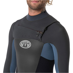 Animal Mens Lava 5/4/3mm Chest Zip GBS Wetsuit Pewter Blue AW8WN107