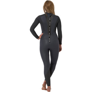 Animal Dames Lava 5/4 5/4/3mm Back Zip Gbs Wetsuit Graphite Grijs Aw8wn301