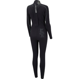 2018 Animal Womens Nova 3/2 mm Flatlock back zip wetsuit zwart AW8SN302 2ND