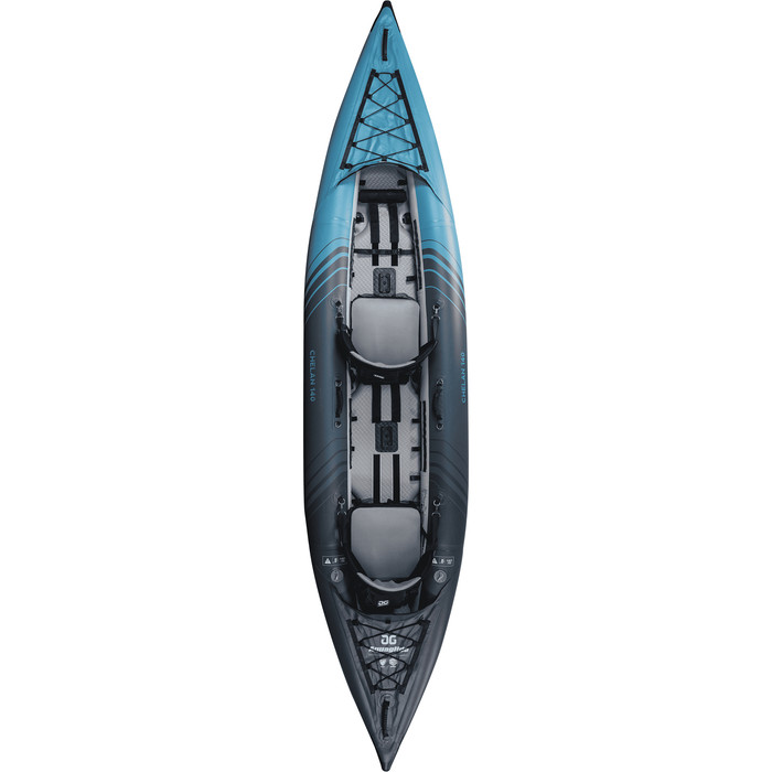 2022 Aquaglide Chelan 140 HB 2 Person Inflatable Kayak - Blue