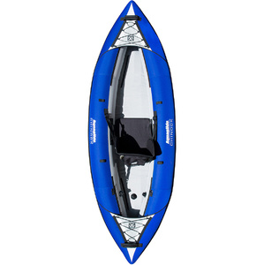 2024 Aquaglide Chinook 1 Hombre Kayak Inflable Azul + 1 Paleta + Bomba Gratis