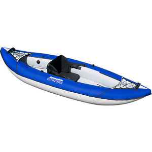 2024 Aquaglide Chinook Kayak Gonflable 1 Homme Bleu + 1 Pagaie + Pompe Gratuites