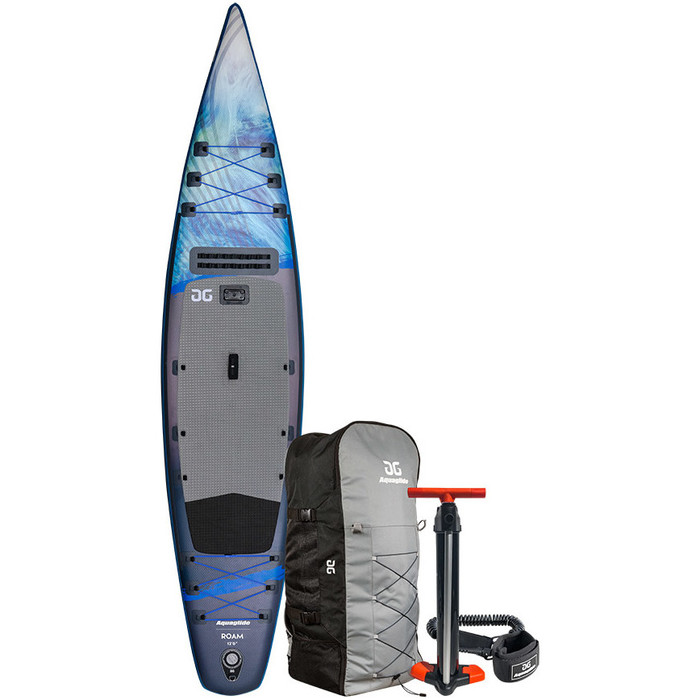 2022 Aquaglide Roam 12'6 Inflatable Stand Up Paddle Board Package - Board  Bag