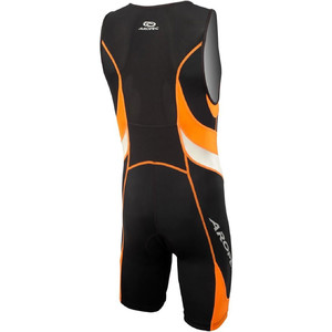 2019 Aropec Mens Lion Lycra Triathlon Suit Black Orange SS3T106M