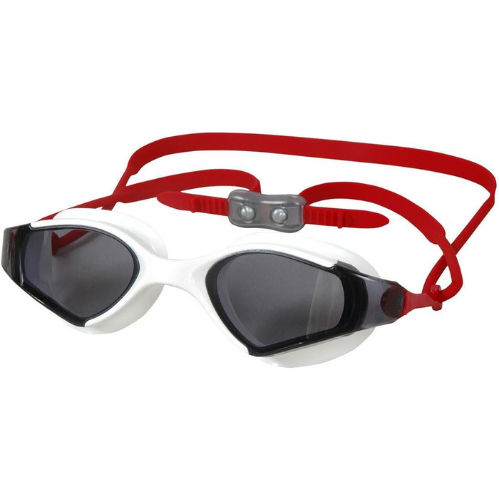 2019 Aropec Observer Swimming Goggles White / Red GASKS53