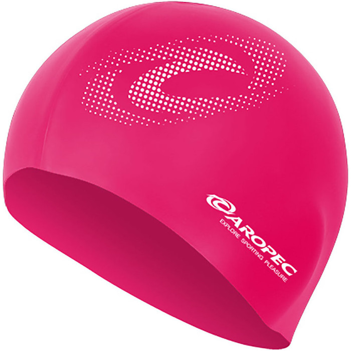 2019 Aropec Womens Silicone Swim Cap Pink CAPGR1