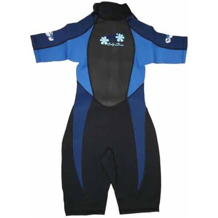 若者に人気のブランド BODYGLOVE Vibe 3mm Ladies Shorty Wetsuit Black/Blue BG612 サーフィン・ボディボード