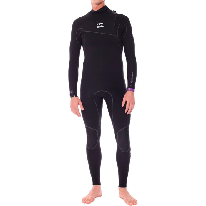 2016 Billabong Furnace Carbon 5/4mm Zip Free Wetsuit in BLACK U45M01