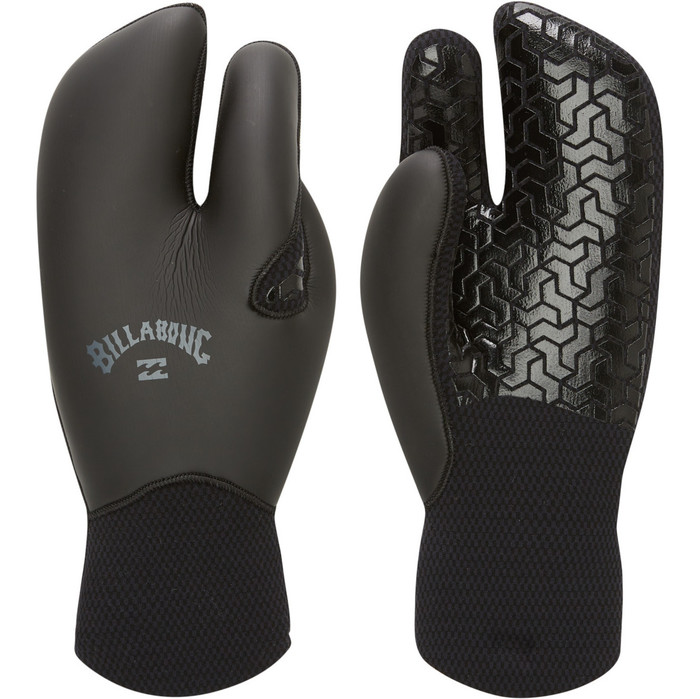 2022 Billabong Furnace 5mm Wetsuit Claw Gloves Z4GL18 - Black