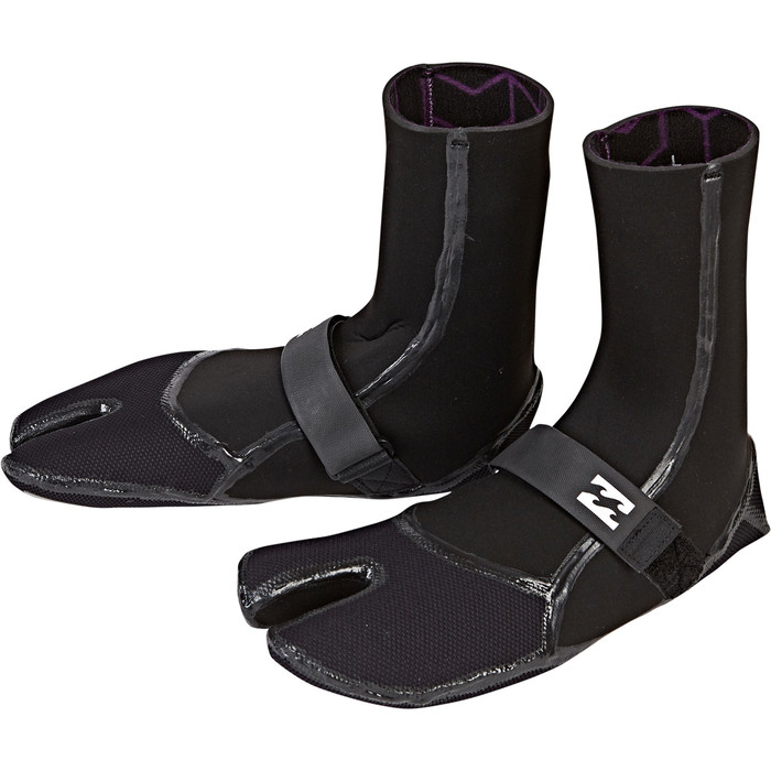 2019 Billabong Furnace Comp 5mm Split Toe Boots Black Q4BT08