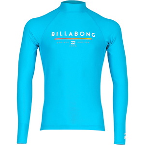 BILLABONG Junior Boys Unity Manica Corta Rash Vest Top Rosso Completa Il Tuo Kit da Surf Performance con Unity Rashguard