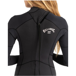 2021 Billabong Womens Launch 3/2mm Back Zip GBS Wetsuit 043G18 - Antique Black