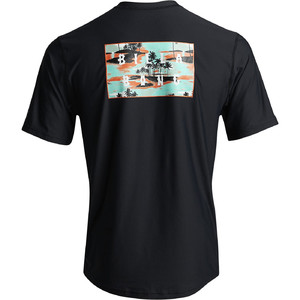 2020 Billabong Gestanst UV-surft-shirt Voor Heren S4MY09 - Zwart