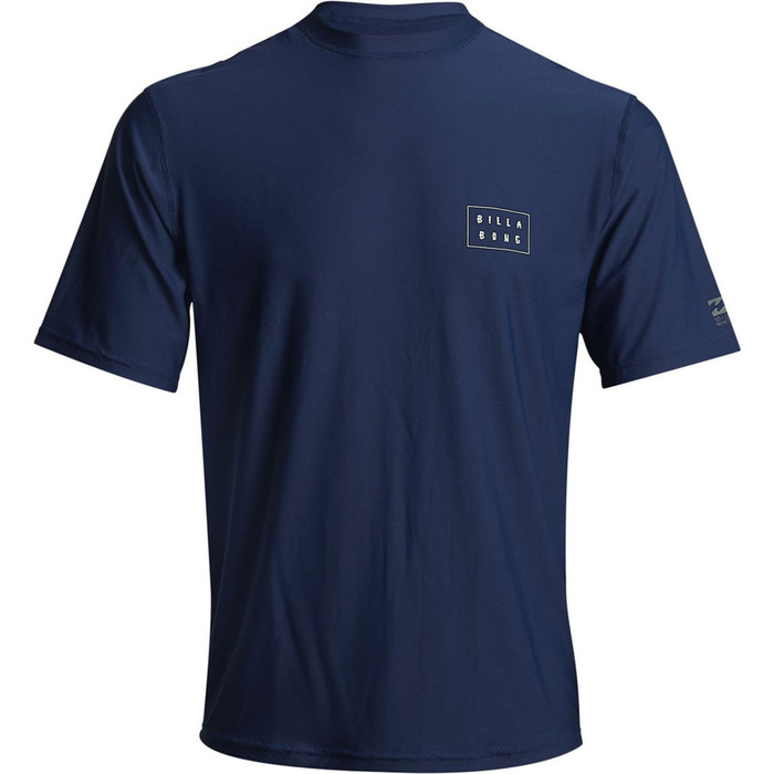 2020 Billabong Gestanst UV-surft-shirt Voor Heren S4MY09 - Navy