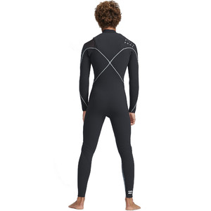 2019 Billabong Mens 3/2mm Furnace Kohlenstoff Comp Zip Free Wetsuit Black Fade N43m30