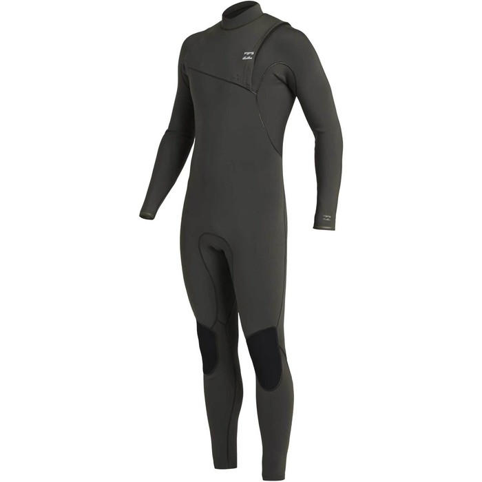 2021 Billabong Mannen Furnace Natuurlijke 3/2mm Zipperless Wetsuit U43m50 - Zwart Mos