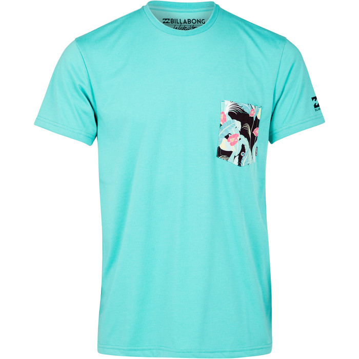 2019 Billabong T-shirt Da Surf Da Uomo T-shirt Da Surf Con Zip N4eq01