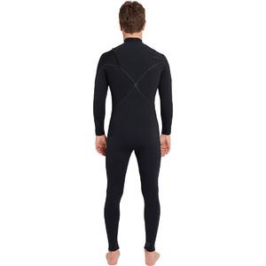 2019 Billabong Mannen Furnace Carbon Comping 3/2mm Zipperless Wetsuit Zwart L43m03