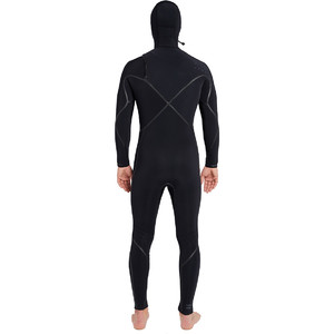 Billabong Furnace Carbon Ultra Hooded 7 / 6mm Bryst Zip Wetsuit Black L47M01