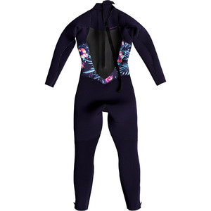 Roxy Toddler Syncro 4/3mm Back Zip Wetsuit Blue Ribbon ERLW103002