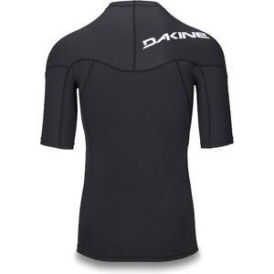 2019 Dakine Mens Heavy Duty Snug Fit Short Sleeve Rash Vest Black 10002281