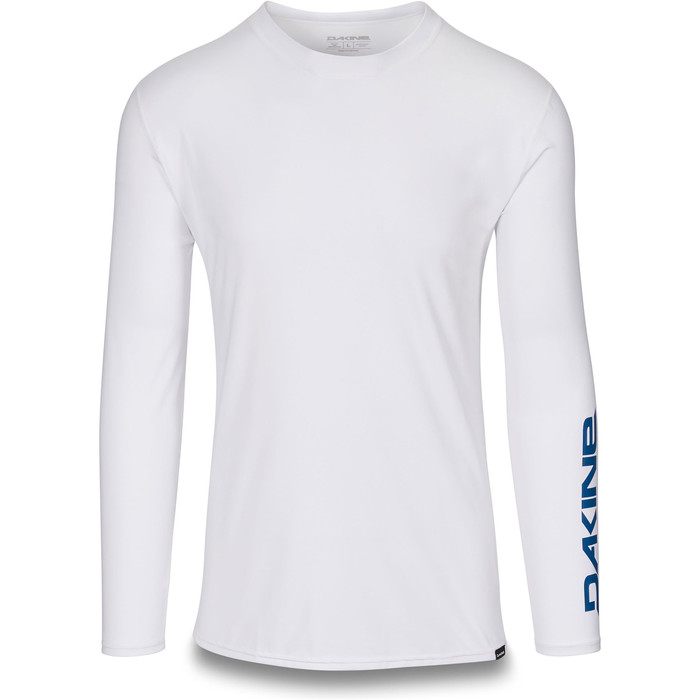 2019 Dakine Mens Heavy Duty Loose Fit Long Sleeve Surf Shirt White 10002278