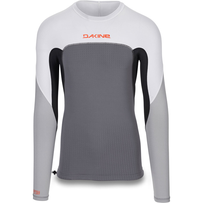 2019 Dakine Mens Storm Snug Fit Long Sleeve Rash Vest Carbon 10002315