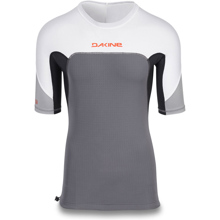 2019 Dakine Mens Storm Snug Fit Short Sleeve Rash Vest Carbon 10002316