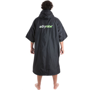 2024 Dryrobe Advance Dryrobe Premium Outdoor Wechsel Robe / Poncho Dr100 - Schwarz / Grn
